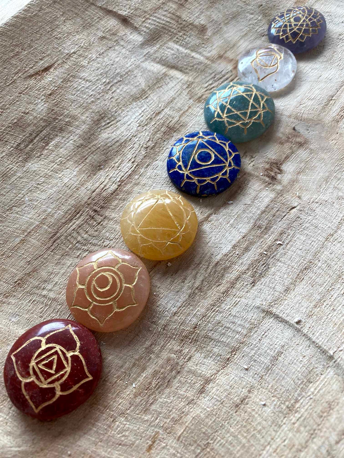 Coffret 7 Chakras Rollara : Revitalisez Votre Énergie Spirituelle avec des Pierres Naturelles